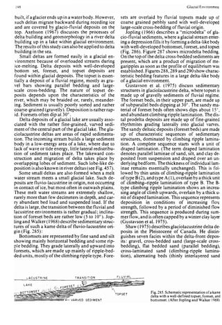Depositional sedimentary environments