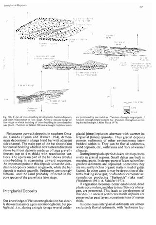 Depositional sedimentary environments