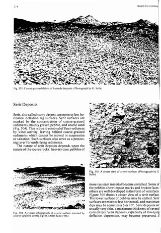 Depositional sedimentary environments