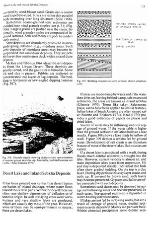 Depositional sedimentary environments