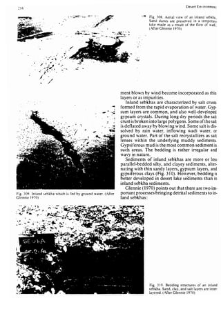 Depositional sedimentary environments