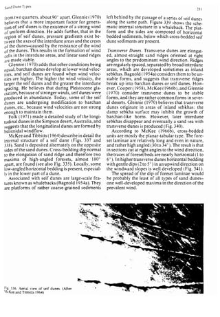 Depositional sedimentary environments