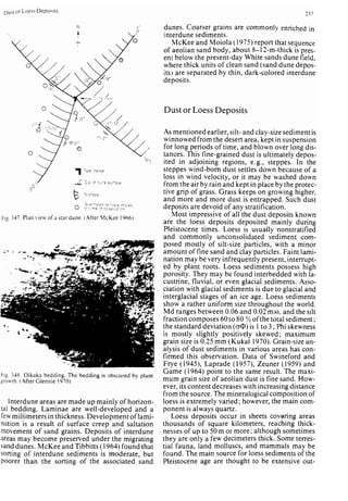 Depositional sedimentary environments