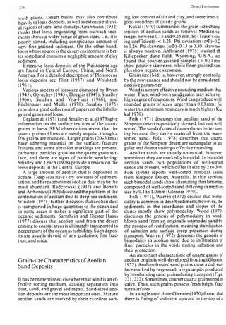 Depositional sedimentary environments