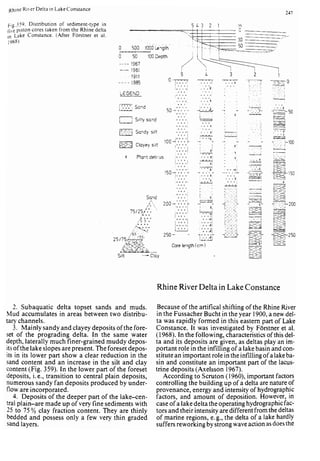 Depositional sedimentary environments
