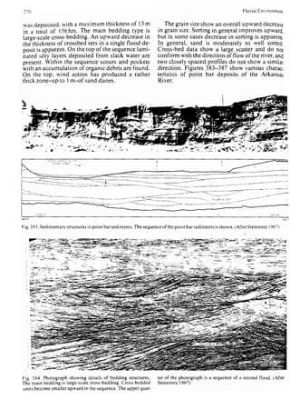 Depositional sedimentary environments
