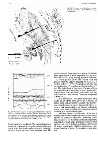 Depositional sedimentary environments