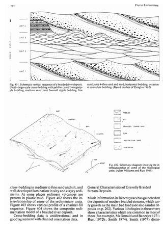 Depositional sedimentary environments
