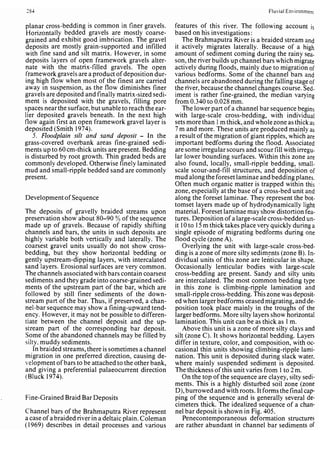Depositional sedimentary environments