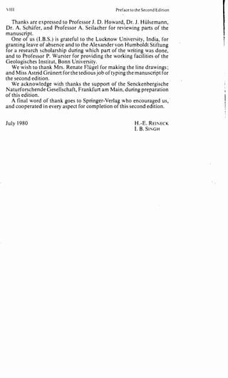 Depositional sedimentary environments