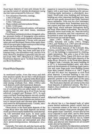 Depositional sedimentary environments