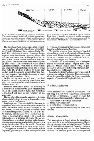 Depositional sedimentary environments