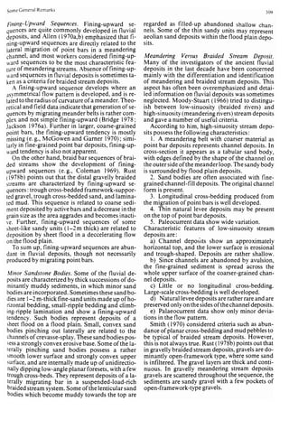 Depositional sedimentary environments