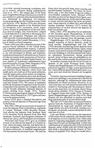 Depositional sedimentary environments