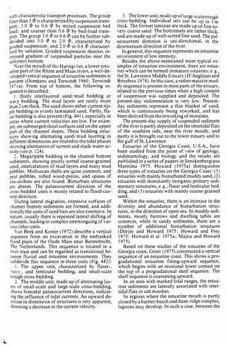 Depositional sedimentary environments