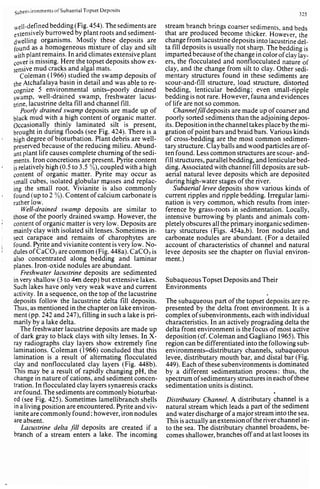 Depositional sedimentary environments