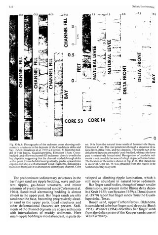 Depositional sedimentary environments