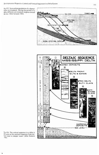 Depositional sedimentary environments