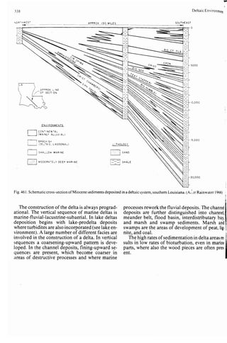 Depositional sedimentary environments