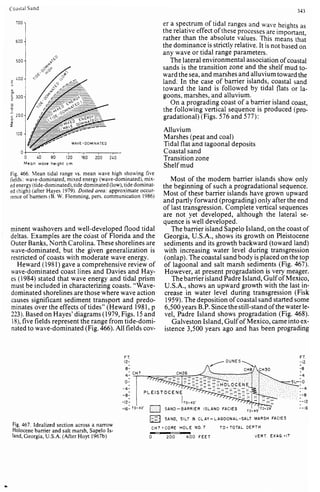 Depositional sedimentary environments