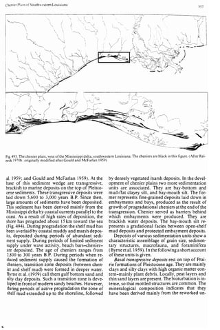 Depositional sedimentary environments