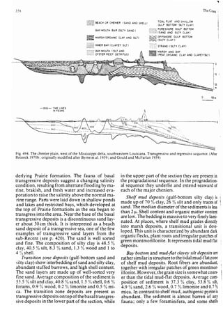 Depositional sedimentary environments