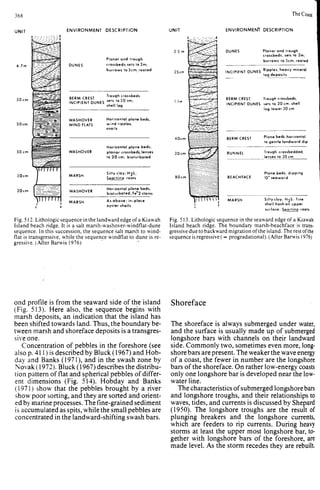 Depositional sedimentary environments