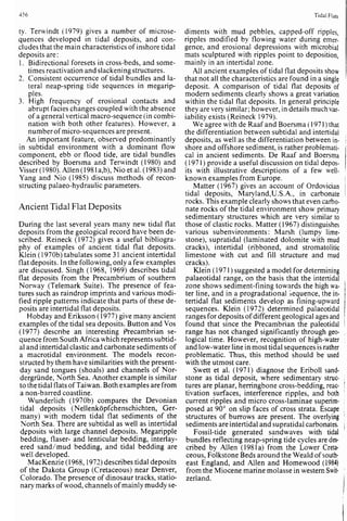 Depositional sedimentary environments