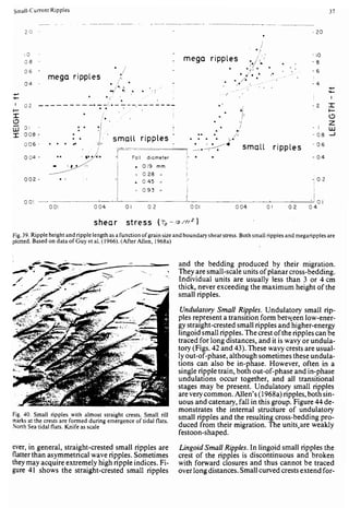 Depositional sedimentary environments