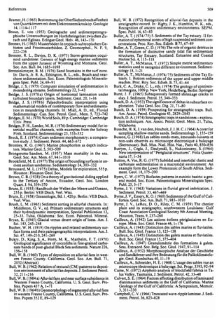 Depositional sedimentary environments