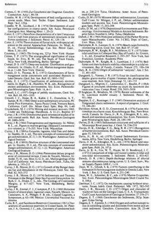 Depositional sedimentary environments