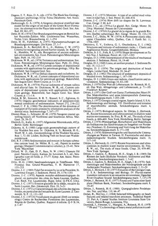Depositional sedimentary environments