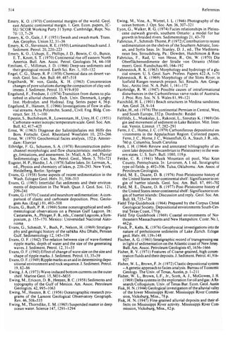 Depositional sedimentary environments