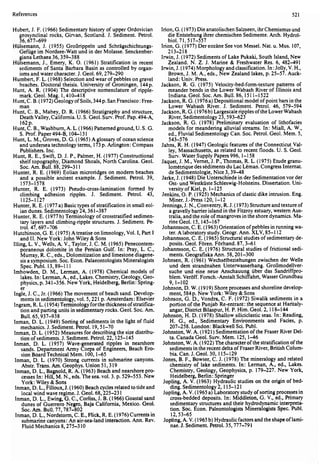 Depositional sedimentary environments