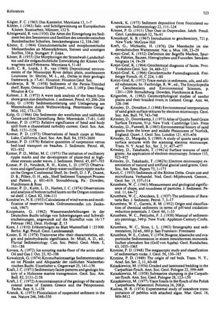 Depositional sedimentary environments