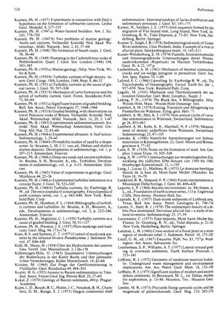 Depositional sedimentary environments