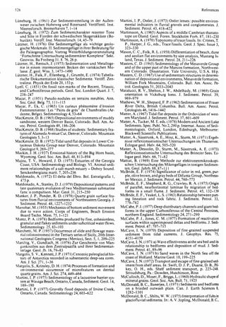 Depositional sedimentary environments