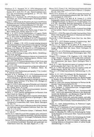 Depositional sedimentary environments