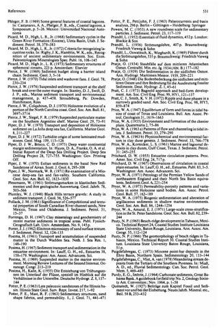 Depositional sedimentary environments
