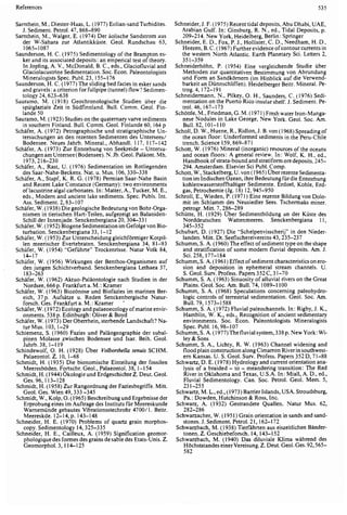 Depositional sedimentary environments