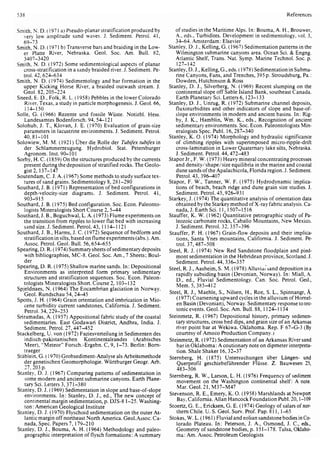Depositional sedimentary environments