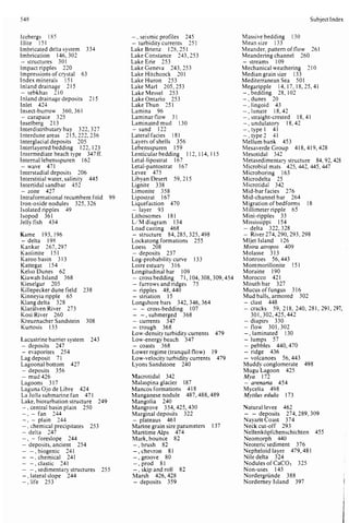 Depositional sedimentary environments