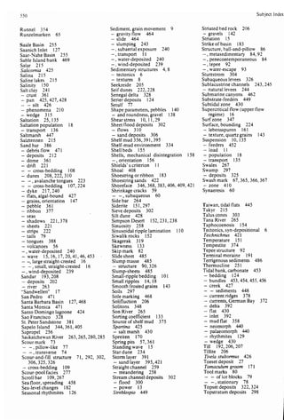 Depositional sedimentary environments