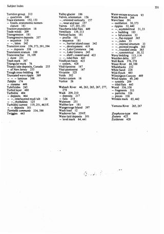 Depositional sedimentary environments