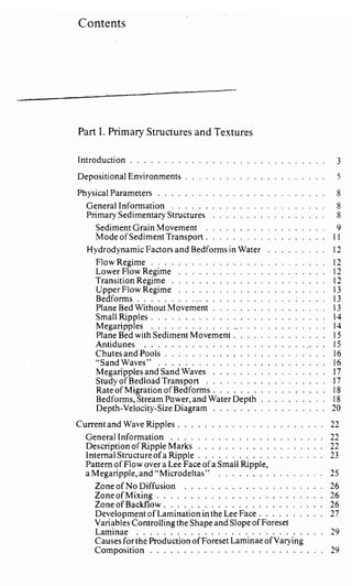 Depositional sedimentary environments