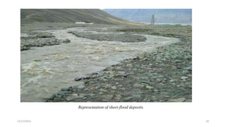 Representation of sheet-flood deposits.
12/12/2023 28
 