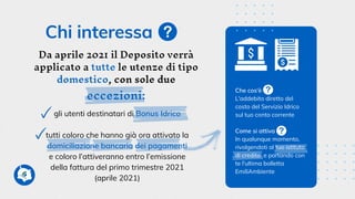 Servizio Idrico: da aprile 2021 la reintroduzione del Deposito Cauzionale