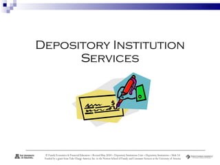 Depository Institution Services 