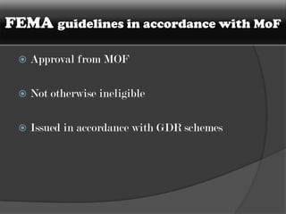 Disadvantages...Only small selection of ADRs available for tradingLong time to receive informationDepository bank charge fees & expenses for converting currencyCountry specific riskCurrency exchange riskFor diversification: enough funds to split in over 15 ADRPolitical and economical risks