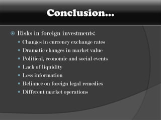 Role of SEBI…An application for listing of the Bonds has to be made to the stock exchange of the country where the FCCBs are to be issued and traded . Approval has to be obtained from the Indian Stock exchange to list the shares issued upon conversion of bonds, when the bondholder exercises the convertibility option.Filing the Offer Documents with SEBI , RBI and stock exchanges prior to FCCB issue.